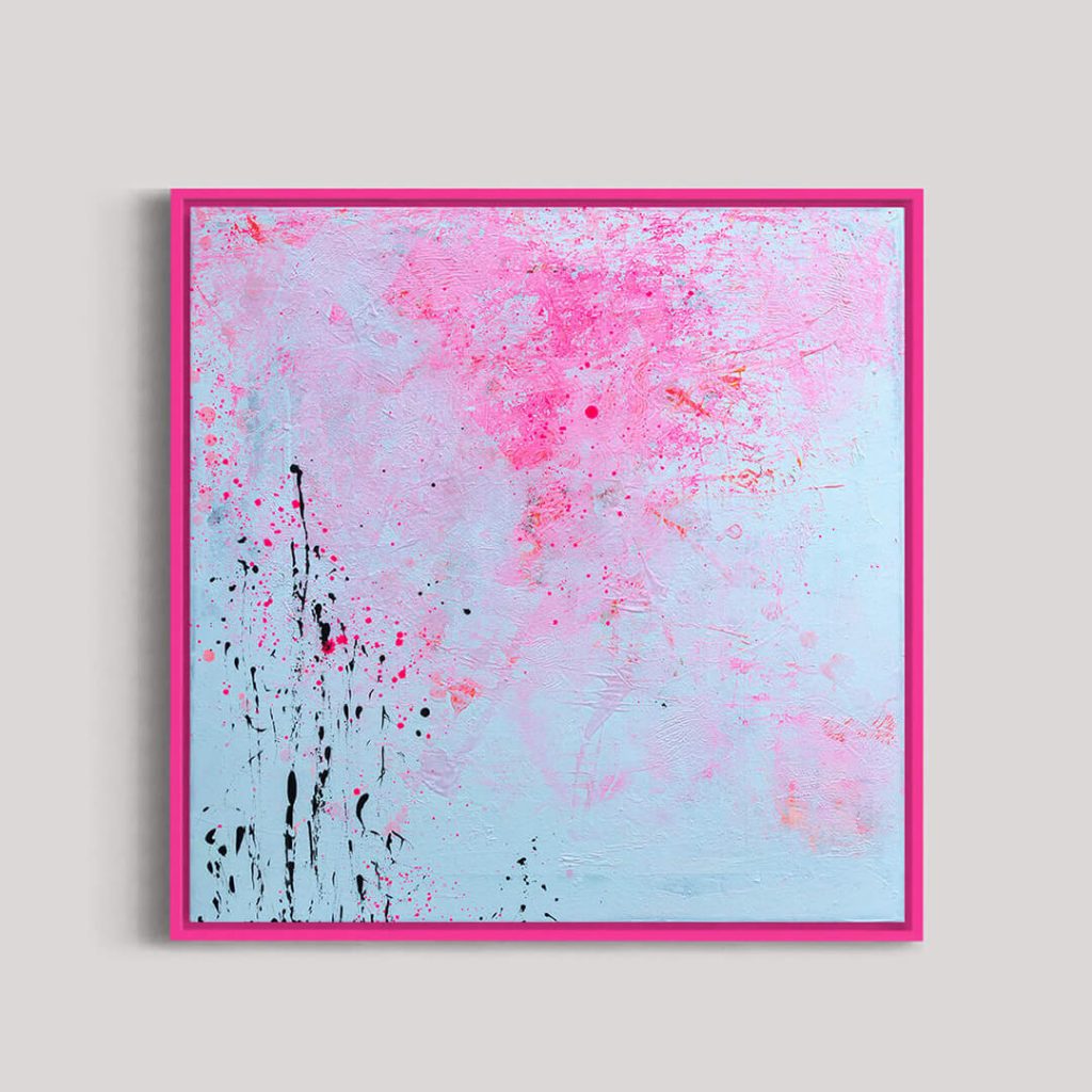 Composition in Pink No. 3, Acryl auf Leinwand, 60 x 60 cm, 2023